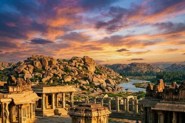 Stone chariot at Vittala Temple, Hampi, Karnataka